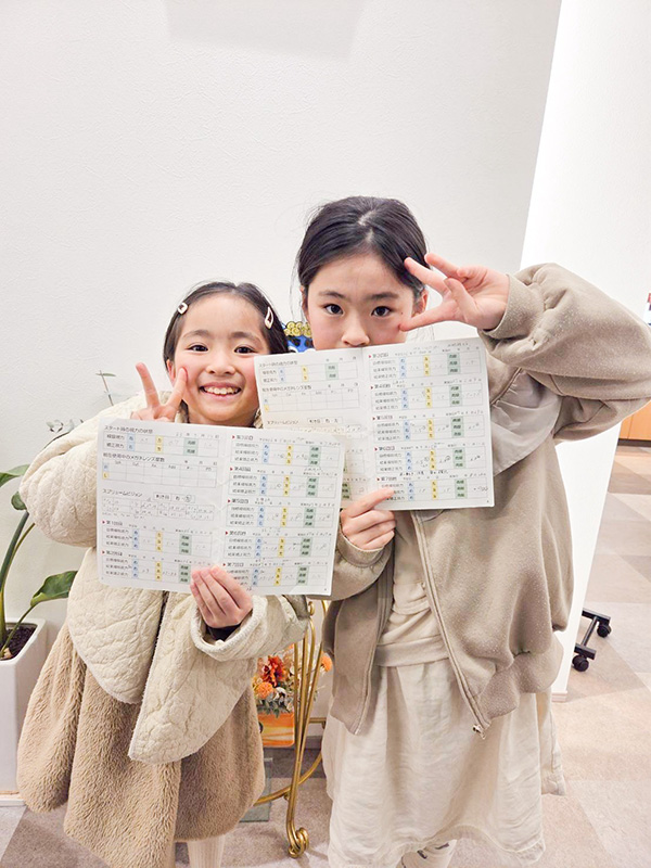 子どもの視力回復　Oさま姉妹